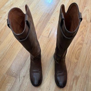 Frye paige tall riding boot deals cognac